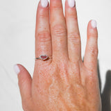 Red Sea Glass Heart - Size U