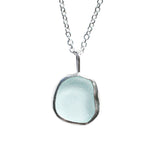 Light Blue Sea Glass Necklace