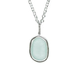Light Blue Sea Glass Necklace