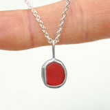 Red Sea Glass Necklace