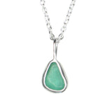 Green Sea Glass Necklace