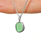 Green Sea Glass Necklace