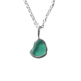 Green Sea Glass Necklace