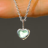 Sea Glass Heart Necklace