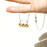 Yellow/Orange Sea Glass Necklace
