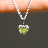 Sea Glass Heart Necklace