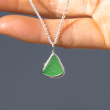 Green Sea Glass Necklace