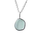 Light Blue Sea Glass Necklace