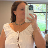 Green Jasper Beaded Necklace