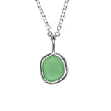 Green Sea Glass Necklace