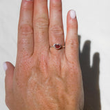 Red Sea Glass Heart - Size M