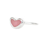 Pink Sea Glass Heart - Size N