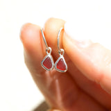 Red Sea Glass Hoops