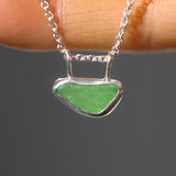 Green Sea Glass Necklace