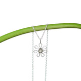 Sea Glass Flower Necklace