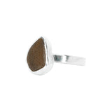 Amber Sea Glass - Size N 1/2