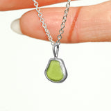 Green Sea Glass Necklace