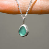 Green Sea Glass Necklace