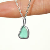 Green Sea Glass Necklace