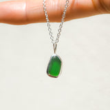 Green Sea Glass Necklace