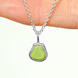 Green Sea Glass Necklace