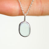 Light Blue Sea Glass Necklace