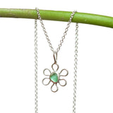 Sea Glass Flower Necklace