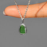 Green Sea Glass Necklace