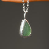 Green Sea Glass Necklace