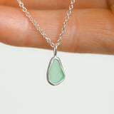 Green Sea Glass Necklace