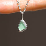 Green Sea Glass Necklace