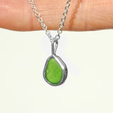 Green Sea Glass Necklace