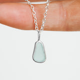 Light Blue Sea Glass Necklace