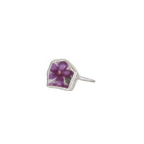 Purple Flower Ring - Size Q