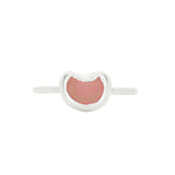 Pink Sea Glass Heart - Size O
