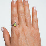 Green Sea Glass - Size Q