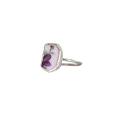 Purple Flower Ring - Size N