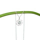 Sea Glass Flower Necklace