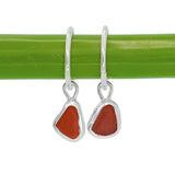 Red Sea Glass Hoops