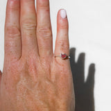 Red Sea Glass Heart - Size I (i)