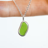 Green Sea Glass Necklace