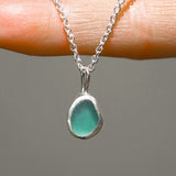 Green Sea Glass Necklace