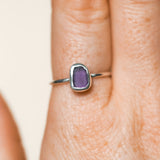 Purple Sea Glass - Size Q