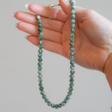 Green Jasper Beaded Necklace
