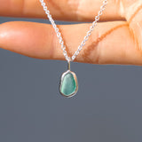 Green Sea Glass Necklace