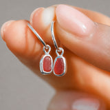 Red Sea Glass Hoops