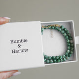 Green Jasper Beaded Necklace