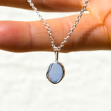 Purple/Blue Sea Glass Necklace