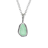 Green Sea Glass Necklace