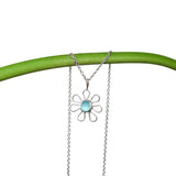 Sea Glass Flower Necklace